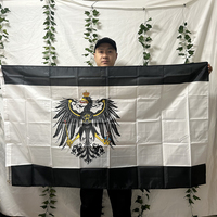TIKI FLAG Germany Prussian German flag 3x5fts 90X150cm Prussia Flag Polyester hanging banner for decoration