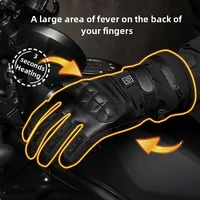 Heated Motorcycle Gloves for Men Tactical Winter Gloves Bicycle Supplies Skiing Gear Bike Accessories Warm Cycling 3