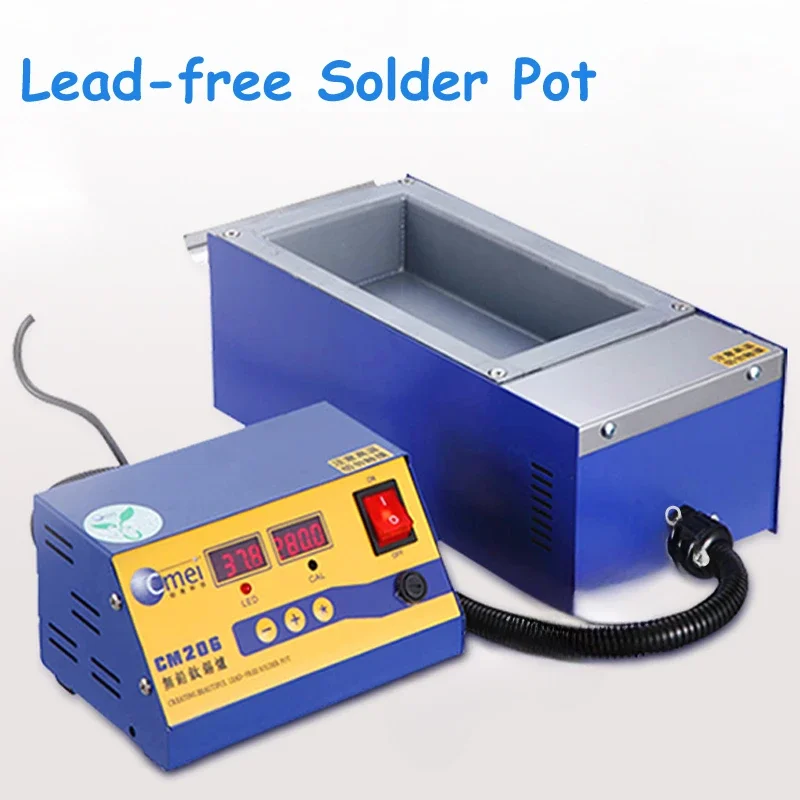 Lead Solder Pot Digital High-temperature Melting Tin Furnace Dip Tin Machine 220/110V Split  Furnace