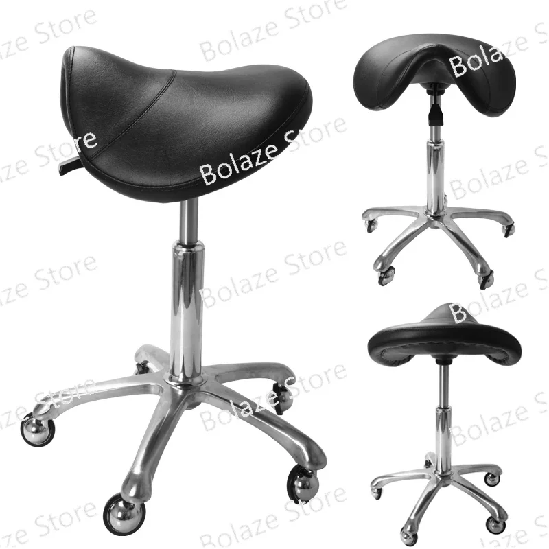 Pet Beauty Chair, Ergonomic  Rotating Saddle Chair, Lift  Beautician Waist Protection Specially Used