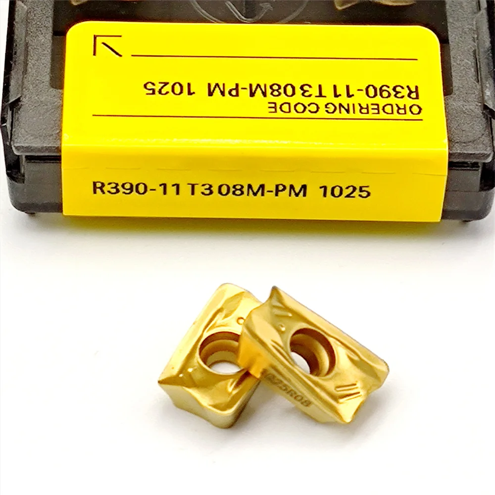 R390 11T304 11T308 11T320 PM1010 PM1025 PM1030 PM1040 PM1130 PM4240 Cermet Inserti In Metallo Duro Utensile di Tornitura Tornio CNC Taglio Dei Metalli