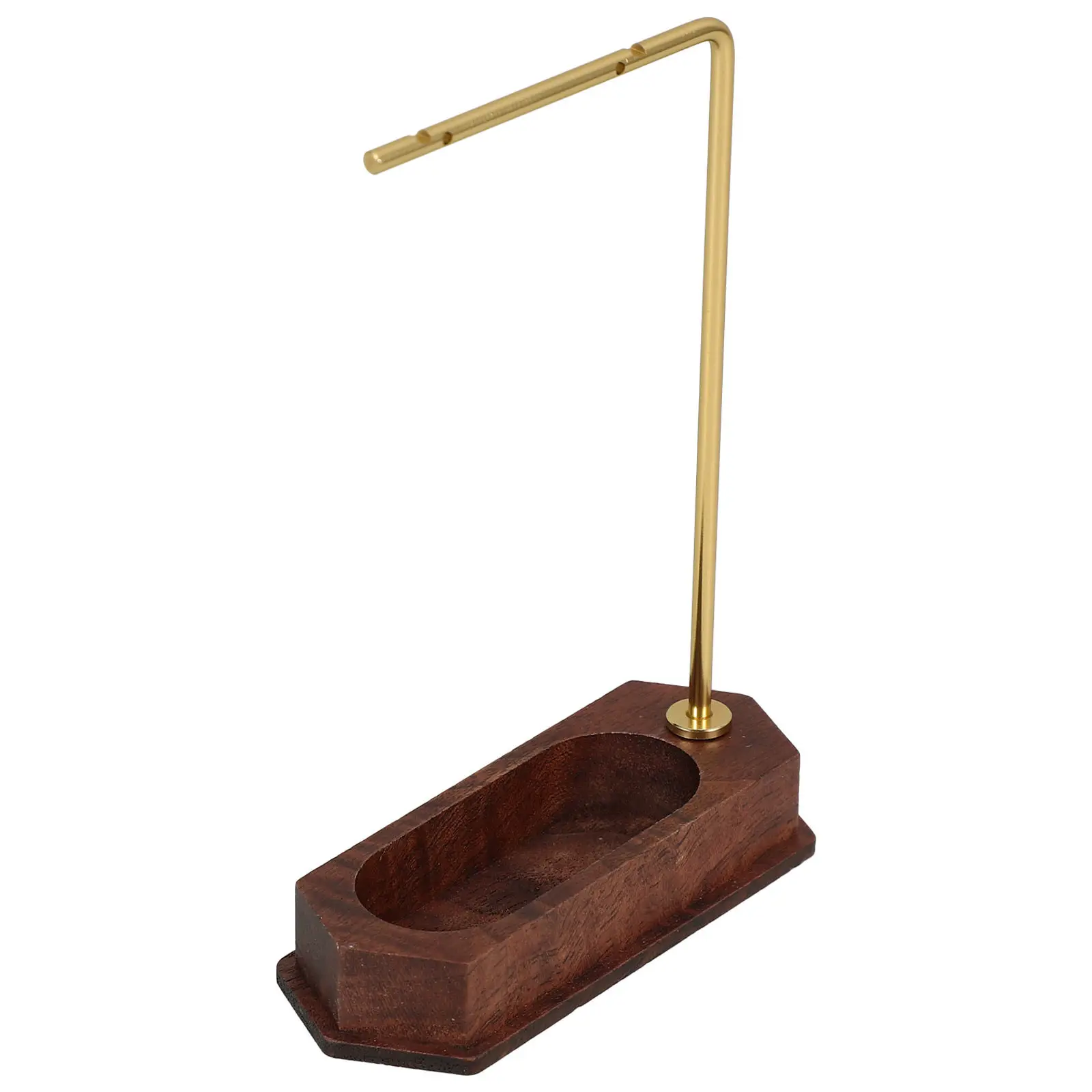 

Jewelry Display Rack Wood Base Groove Design Simple Elegant Jewelry Stand Organizer for Earrings Necklaces Vanity Store Retail