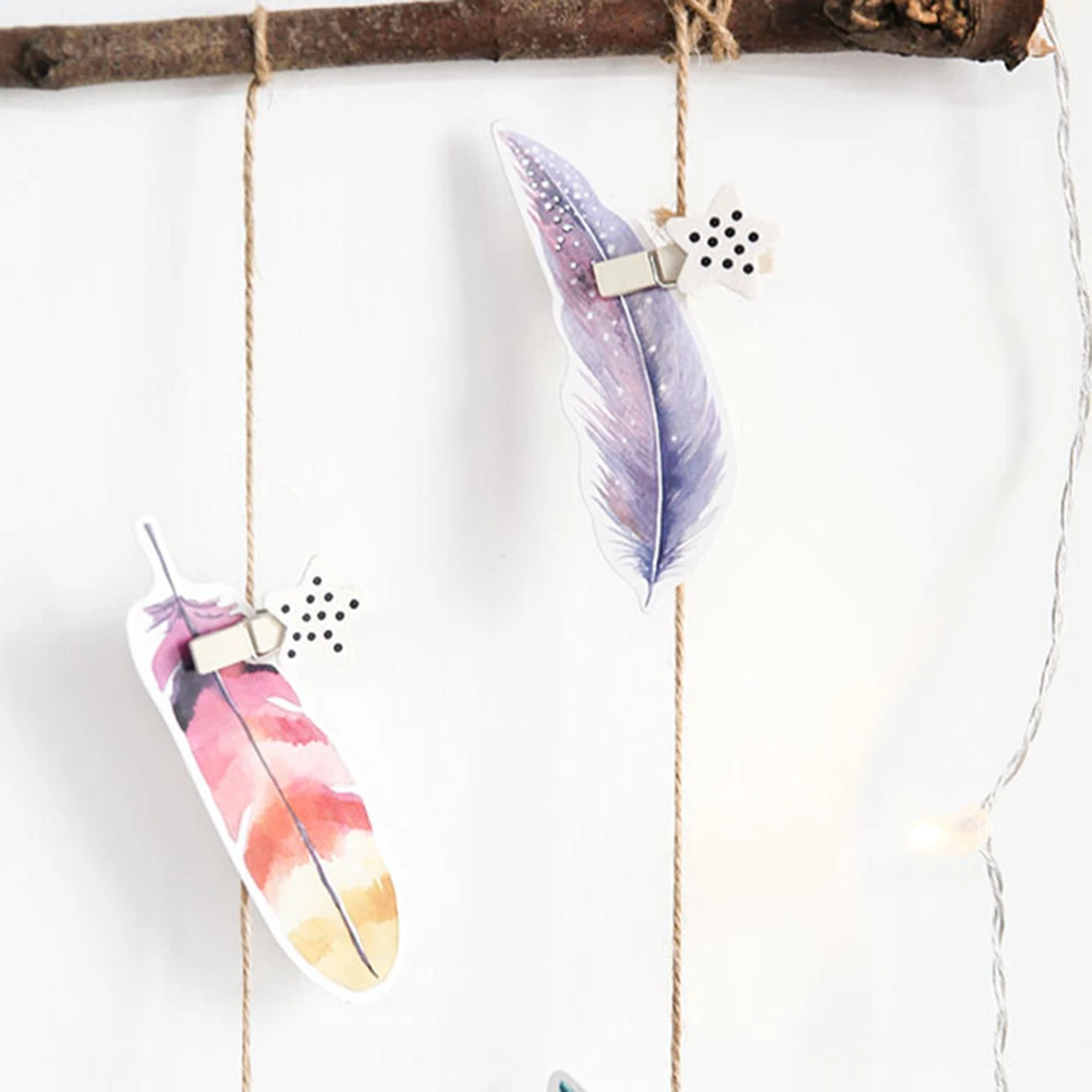 

30 Sheets Paper Bookmark Dyed Dream Cards Literary Small Fresh Students Stationery Shaped Bookmarks