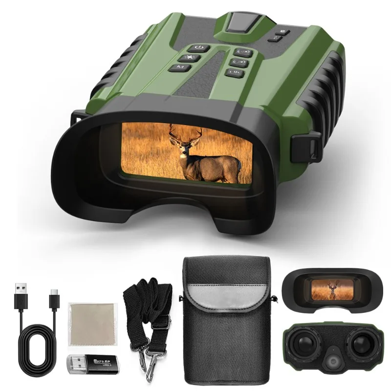 Outdoor High-definition 2.5K Infrared Binocular Night Vision Device, Telescope for Bird Watching and Hunting