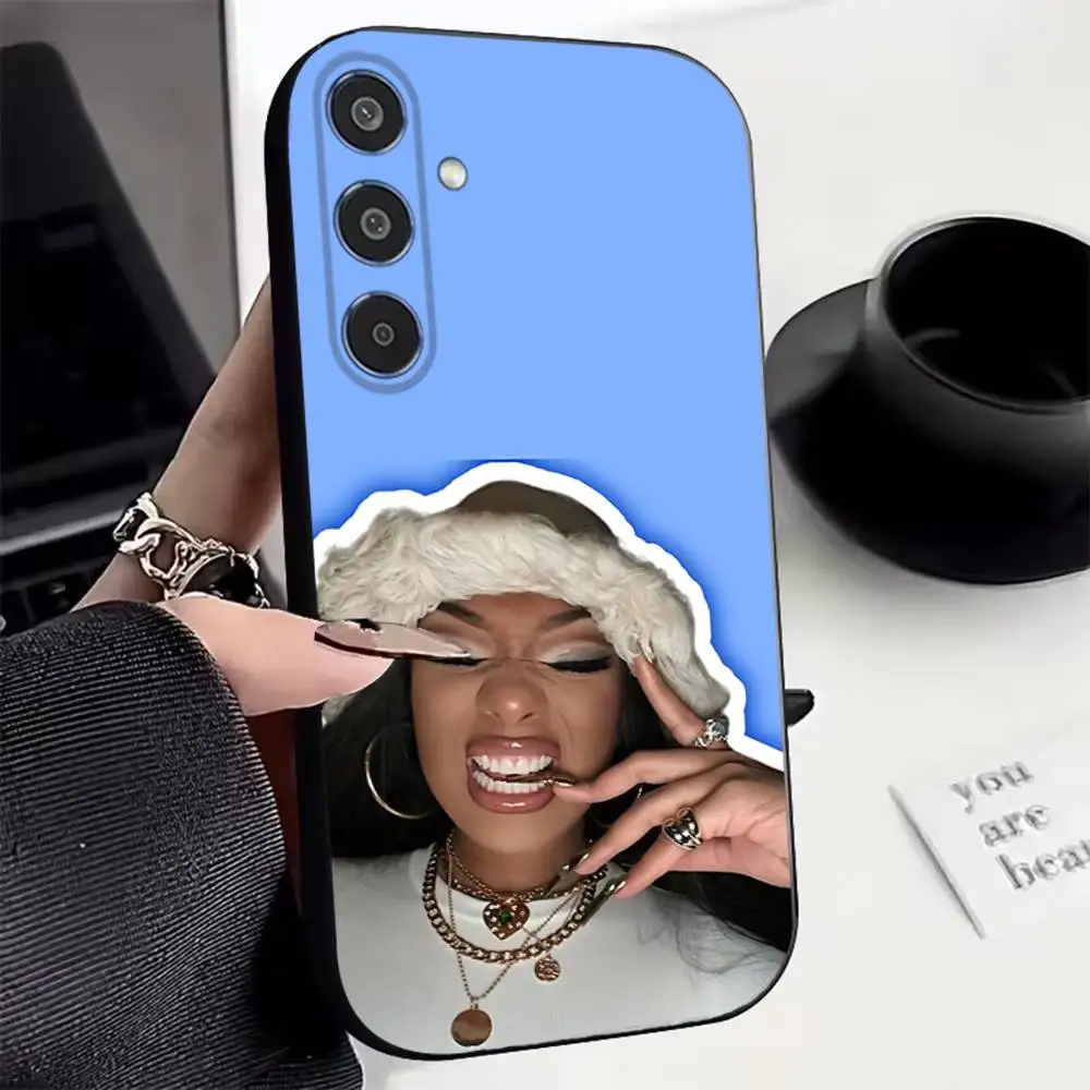 M-megan thee stallion Phone Case For Samsung Galaxy  A22 A21 Ultra  A70  A71 A73 A72 Black Back Cover