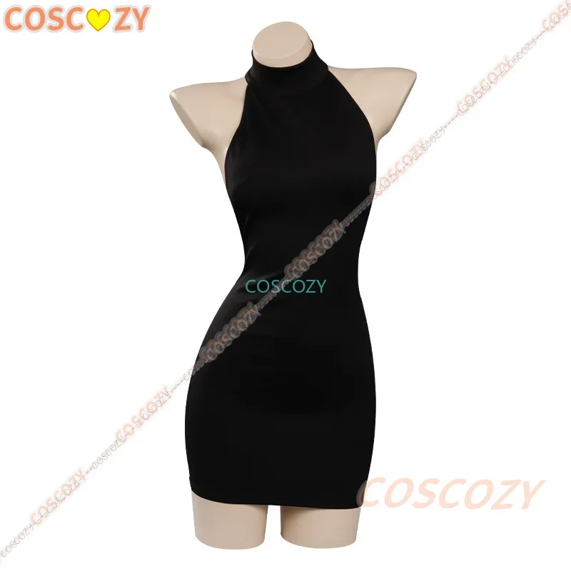 Vermeil in Gold Vermeil Cosplay Costume Dress Black Uniform Outfits Halloween Carnival Party Suit