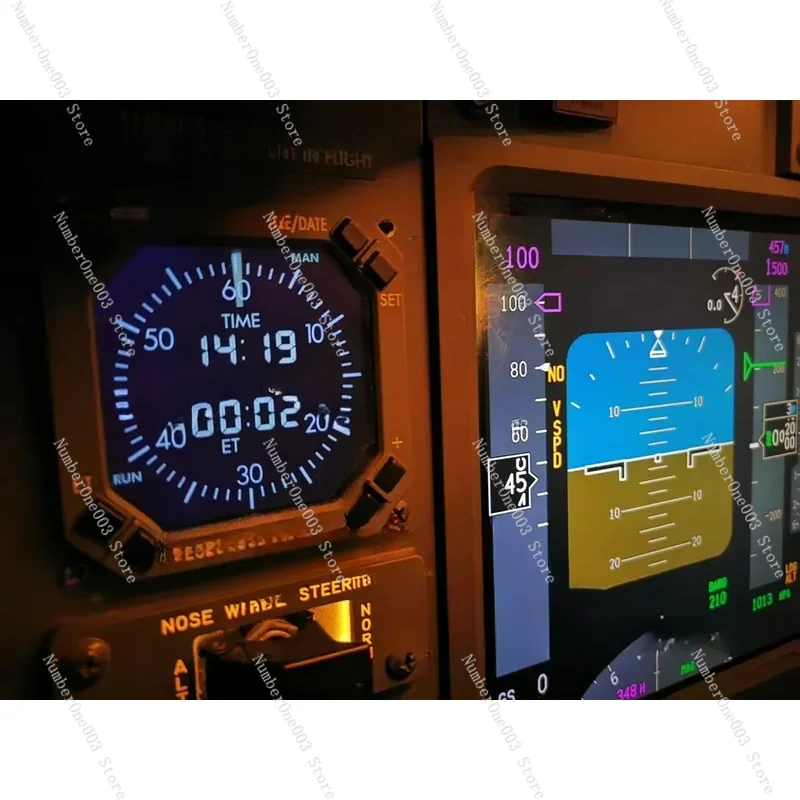 2022New 737 Simulator Aviation Instrument Alarm , Aircraft Simulation Clock