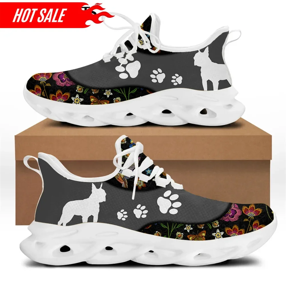 

Casual Vet Shoes for Women Veterinary Animal Paw Brand Design Female Lightweight Flat Sneakers Lace Up Footwear 2024