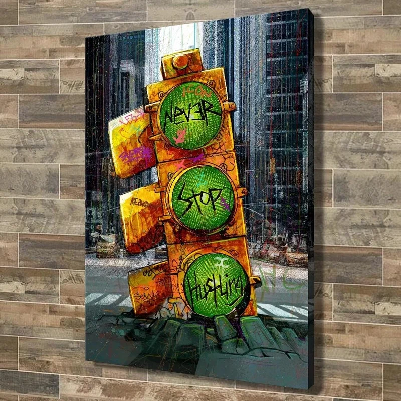 Home Decor Quotes On Wall - Affiche de peinture Graffiti avec citation