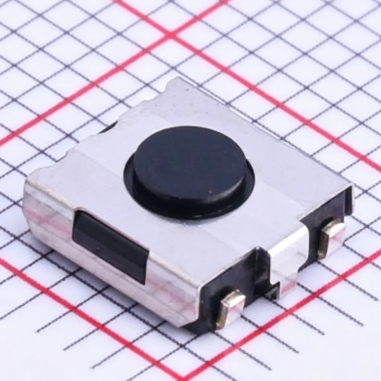 10PCS SKHUALE010 1.57N 6.2×6.3×2.5mm N.O. SPST Round Button J-Bend 0.05A 12VDC SMD NEW Original Switch Tactile SPST-NO