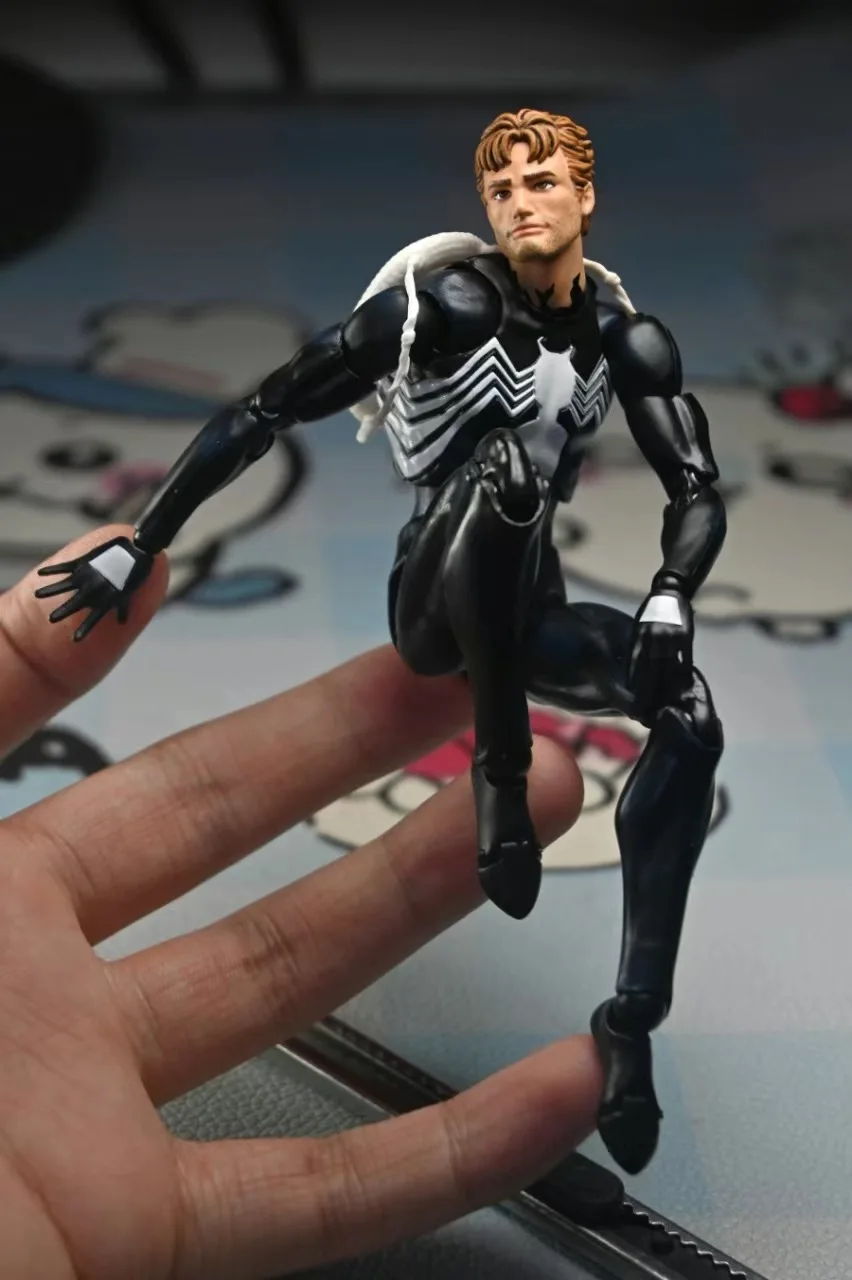 Ct Black Spider-Man Action Figures Comic Version S.H Figuarts Venom Spiderman Shf Statue Figurine Mafex 147 Model Gifts Toys Hot