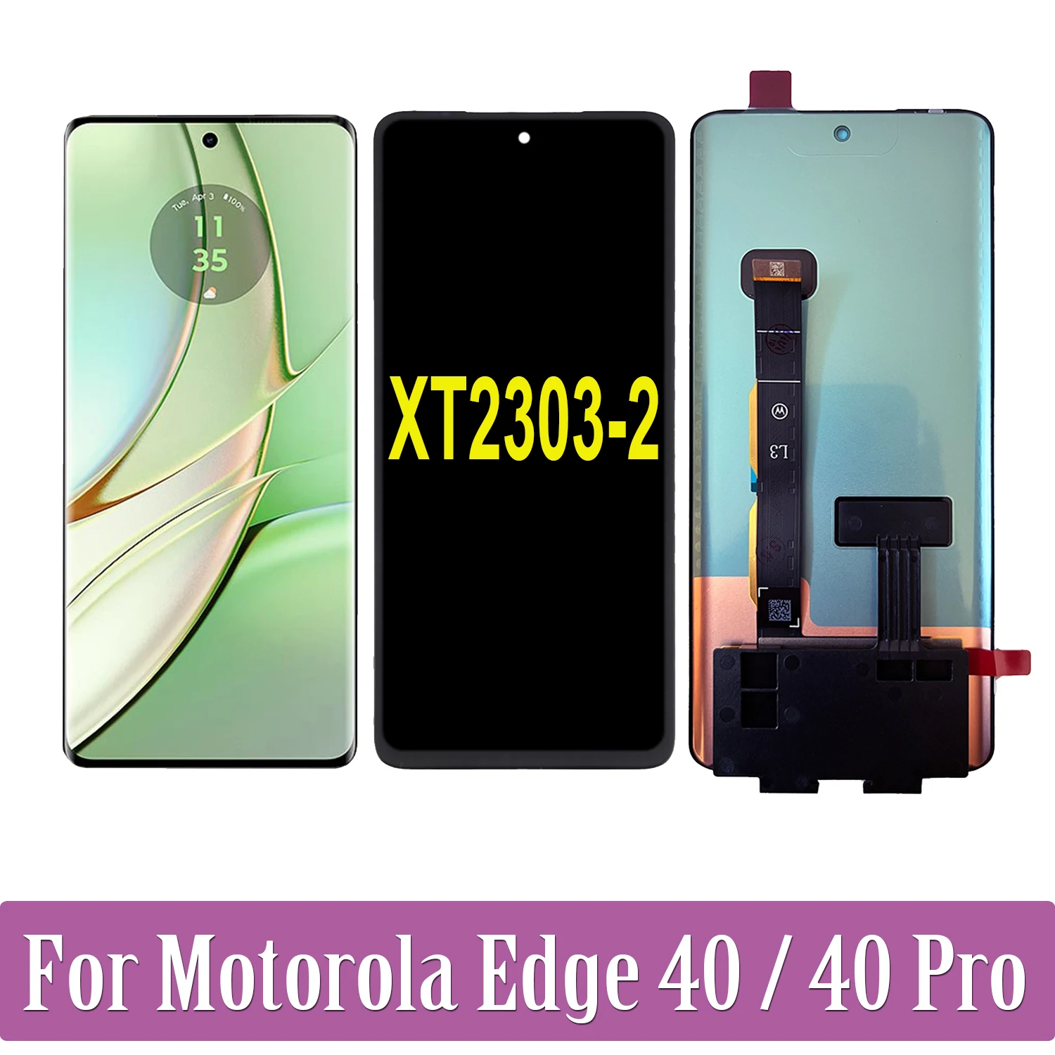 

LCD Display Touch Screen Digitizer Assembly For Motorola Edge 40 Pro XT2303-2