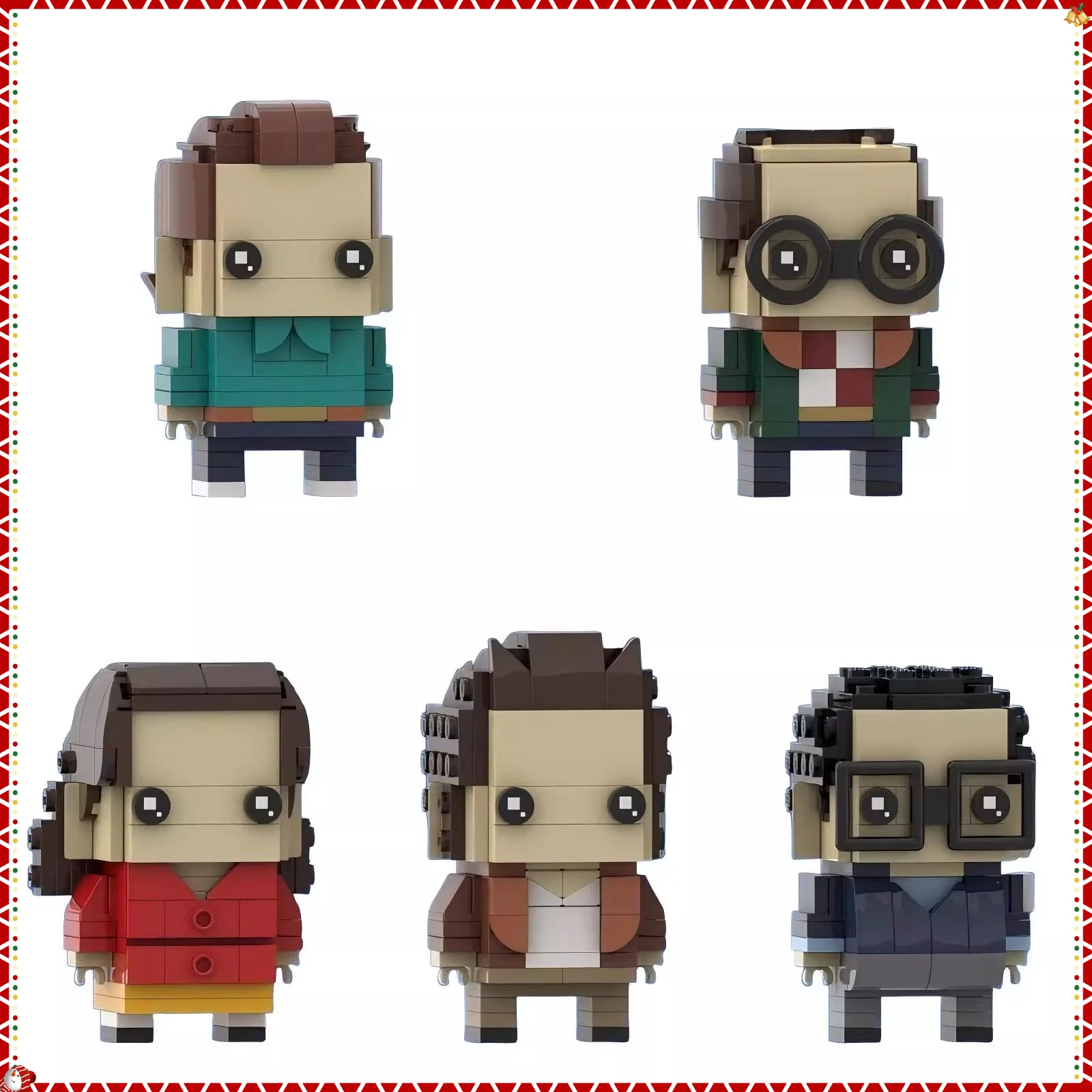 

MOC Classic Comedy Action Character Building Block Set Cartoon Doll Brickheadz Model DIY Kids Puzzle Assembly Toys Birthday Gift