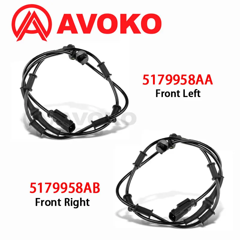 

Anti-Lock Braking System ABS Sensor For Dodge Ram 1500 2500 3500 06-08 5.7 5.9 6.7 5179958AB ALS1984 Front Left or Right 4WD