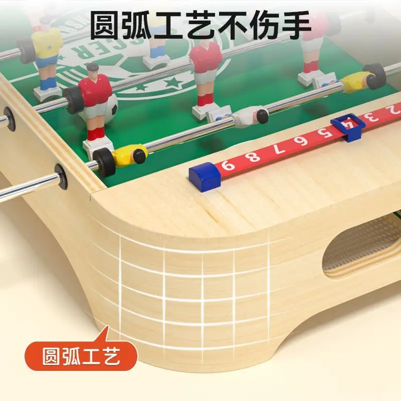 Two-player Battle Tabletop Football Children's Toys Parent-child Interactive Six-pole Football Puzzle Board Game