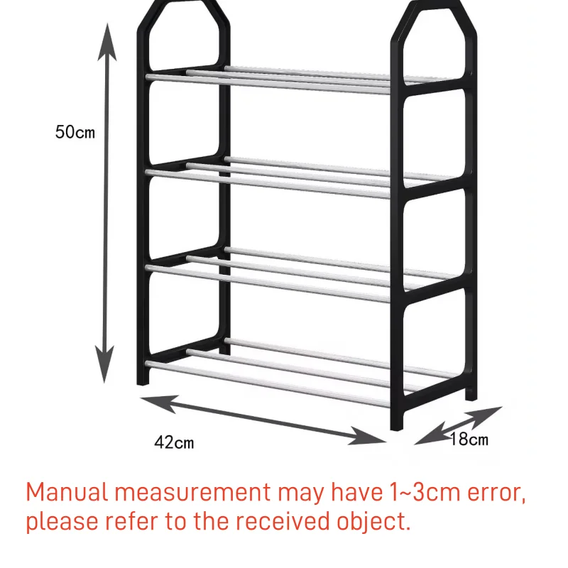 Simple Trapezoidal Shoe Rack for Home Use, Doorstep, Dormitory, Dormitory Storage, Shoe Cabinet, Balcony, Four Story Shelf, SPAC