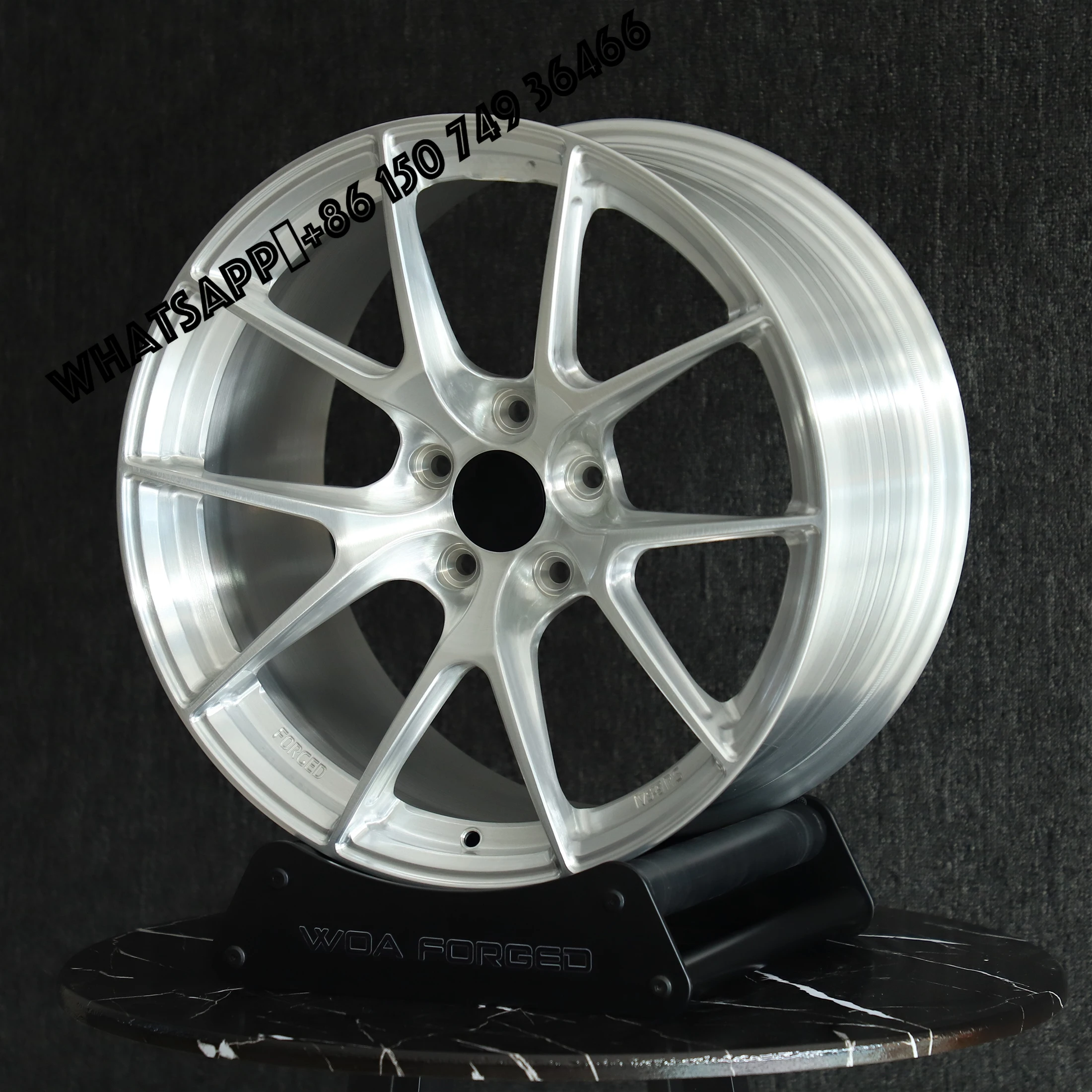 

Customized 6061T6 Brushed Silver VS-5RS 18-22 Inch Forged Aluminum Car Rims Lightweight 5x114.3 5x112 New Condition Forged
