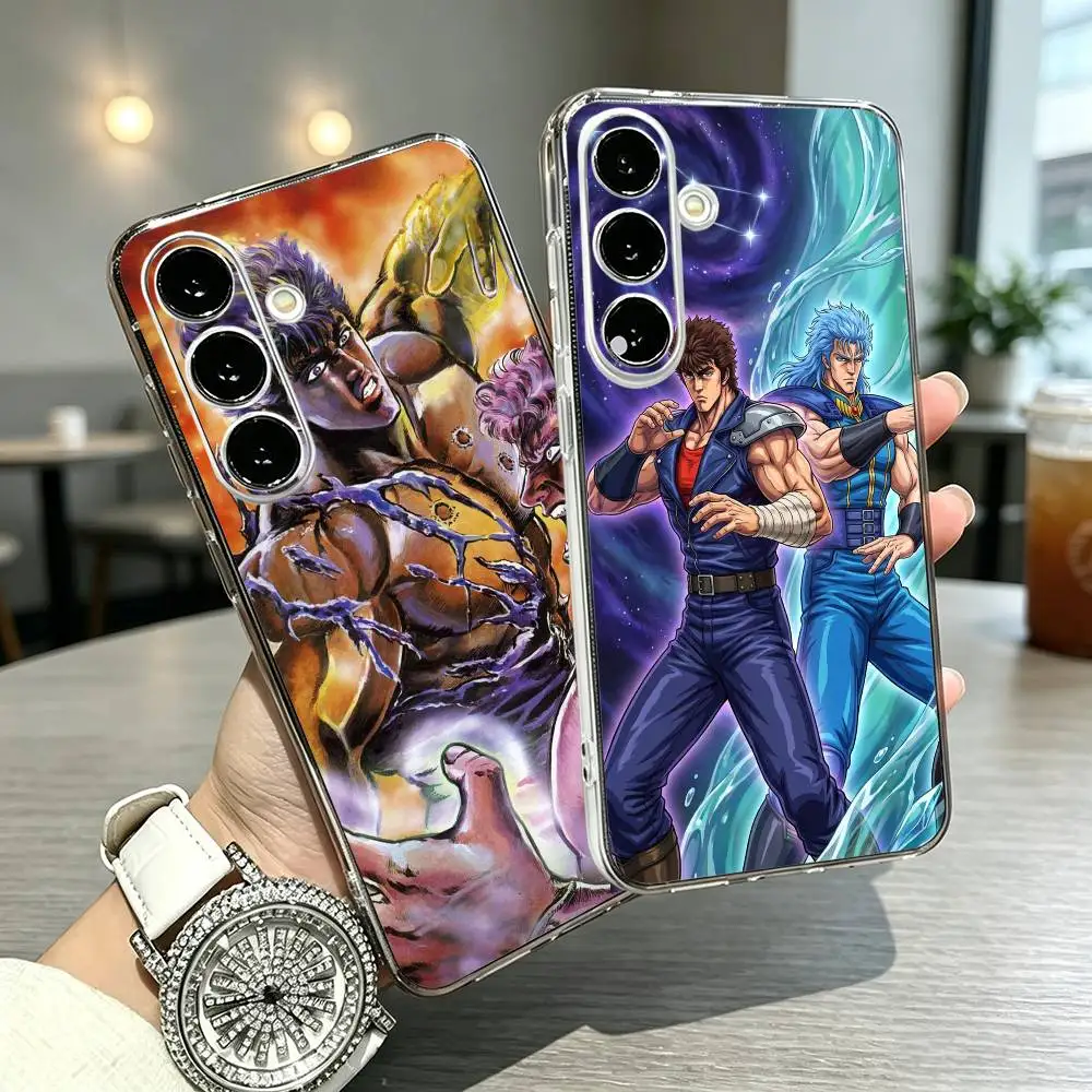 Fist of the North Star Hot Manga Transparent Phone Case For Samsung A20,21S,30,31,40,50,51,52,70,A71 Ultra Plus FE