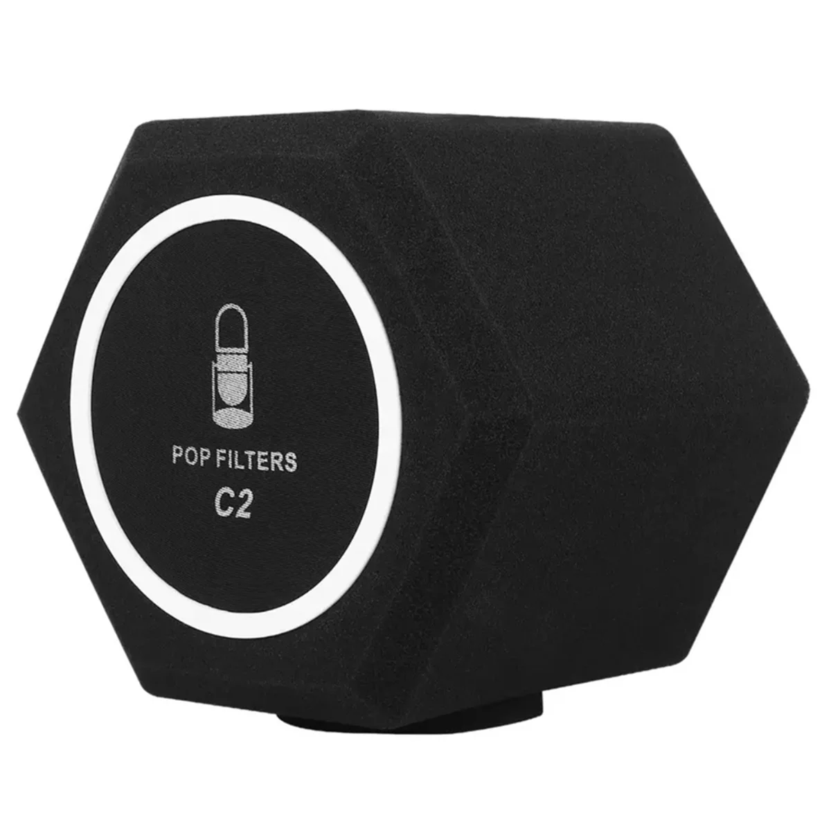 

C2 Microphone Pop-Filter Wind Shield Acoustic for Record Studios Mic Sound-Absorbing Foam Vocal Isolation Ball DY