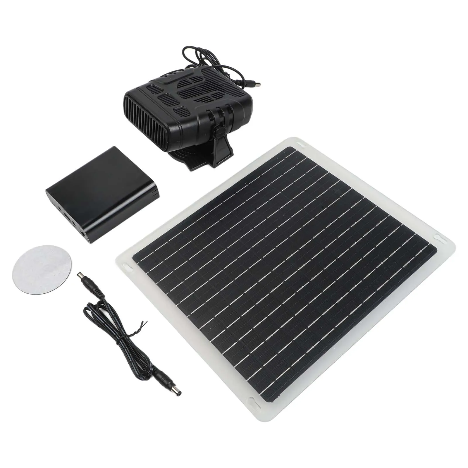 10W Solar Panel Car Heater And Dryer With Fan For Winter Warming Portable Heating For Pet House And Outdoor Use