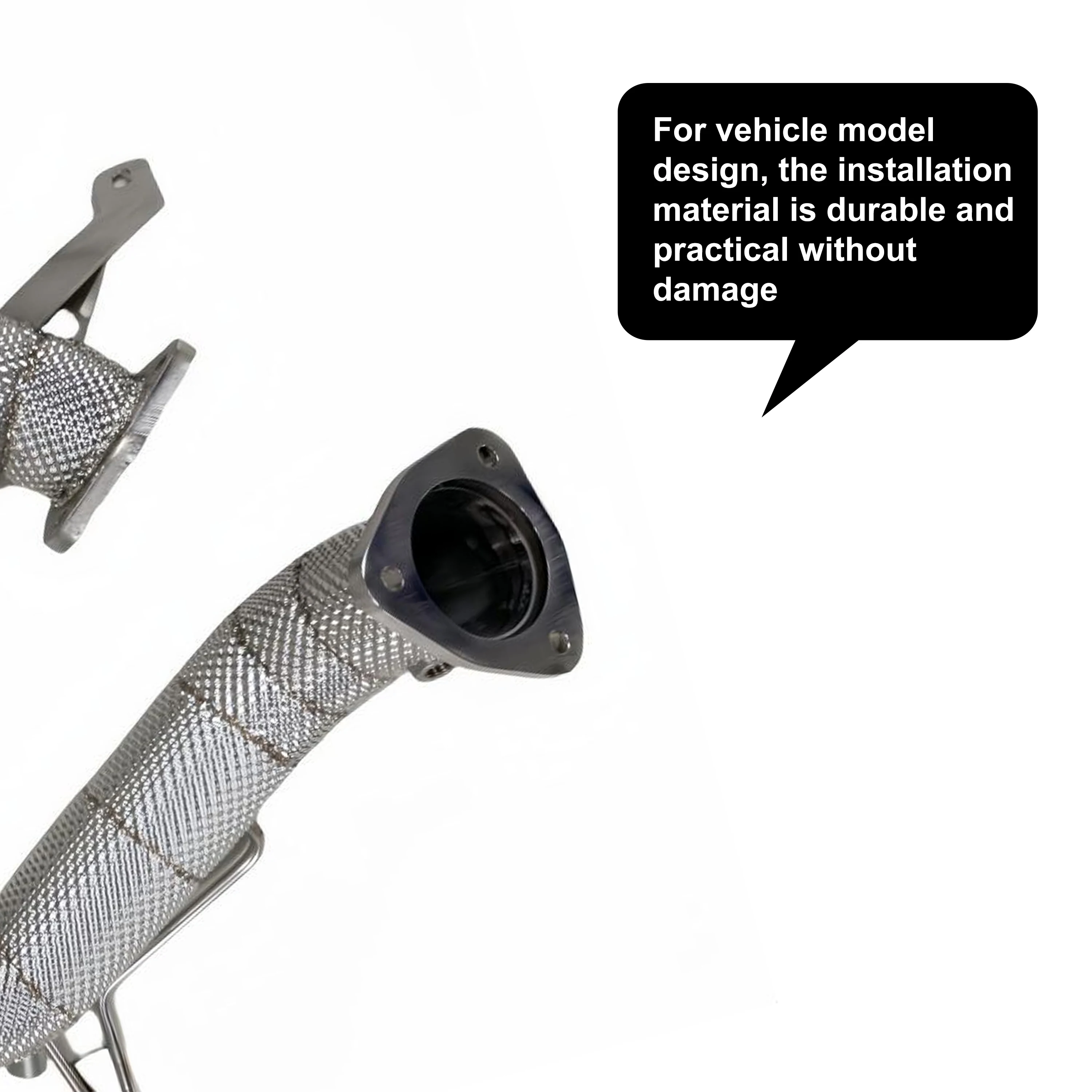 ACE Hochleistungs-Downpipe & Frontrohr aus SUS304 für Audi A4 A5 A6 A7 Q5 2.0T B9 B9.5 Auspuffrohr Auto-Zubehör – Detail 5