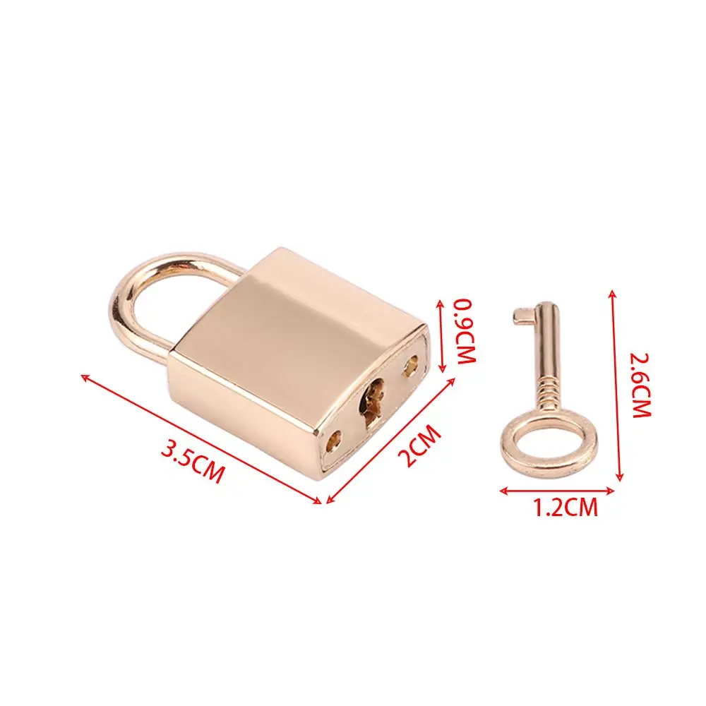 Storage Container Luggage Case Diary Book Home Improvement Hardware Copper Silver Archaize Padlocks Small Mini Lock