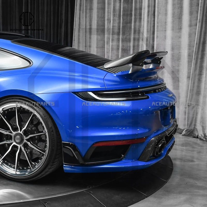 

Dry Carbon Fiber Rear Trunk Spoiler Wing For Porsche 911 992 Turbo S Car Trunk Boot Lip Wing Spoiler Body Kit Rear lip wing