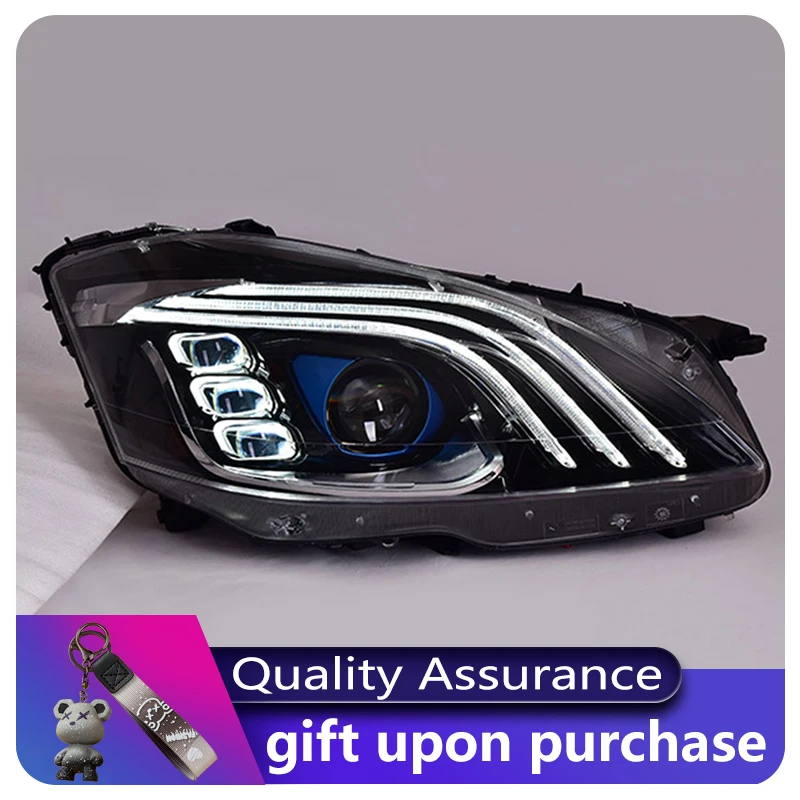 قطع غيار السيارات ل 2006-2012 مرسيدس بنز S-Class W221 s300 s350 المصباح LED السيارات الجبهة مصابيح المركبات اكسسوارات أدوات ضوء النهار