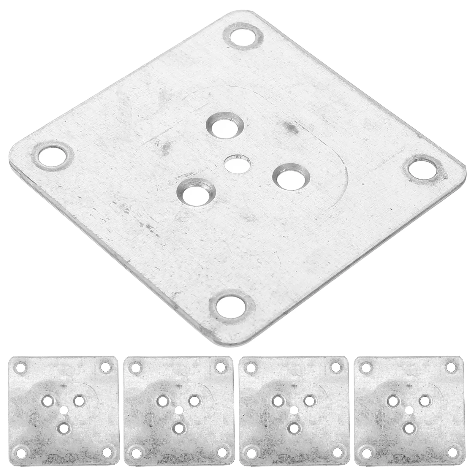 5 Pcs Furniture Connecting Piece Mounting Plate for Chair Table Plates Sofa Leg Connectors Attachment Roof