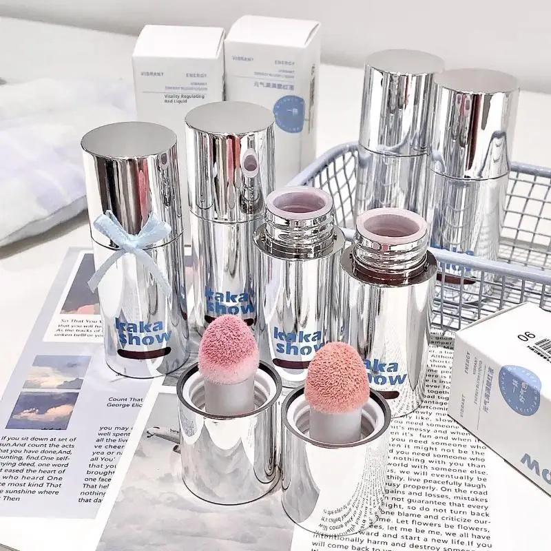 1 قطعة ماكياج كونتور طويل الأمد حيوية الوجه السائل أحمر الخدود ترطيب ضوء الماء طويلة الأمد ماكياج السائل روج #5