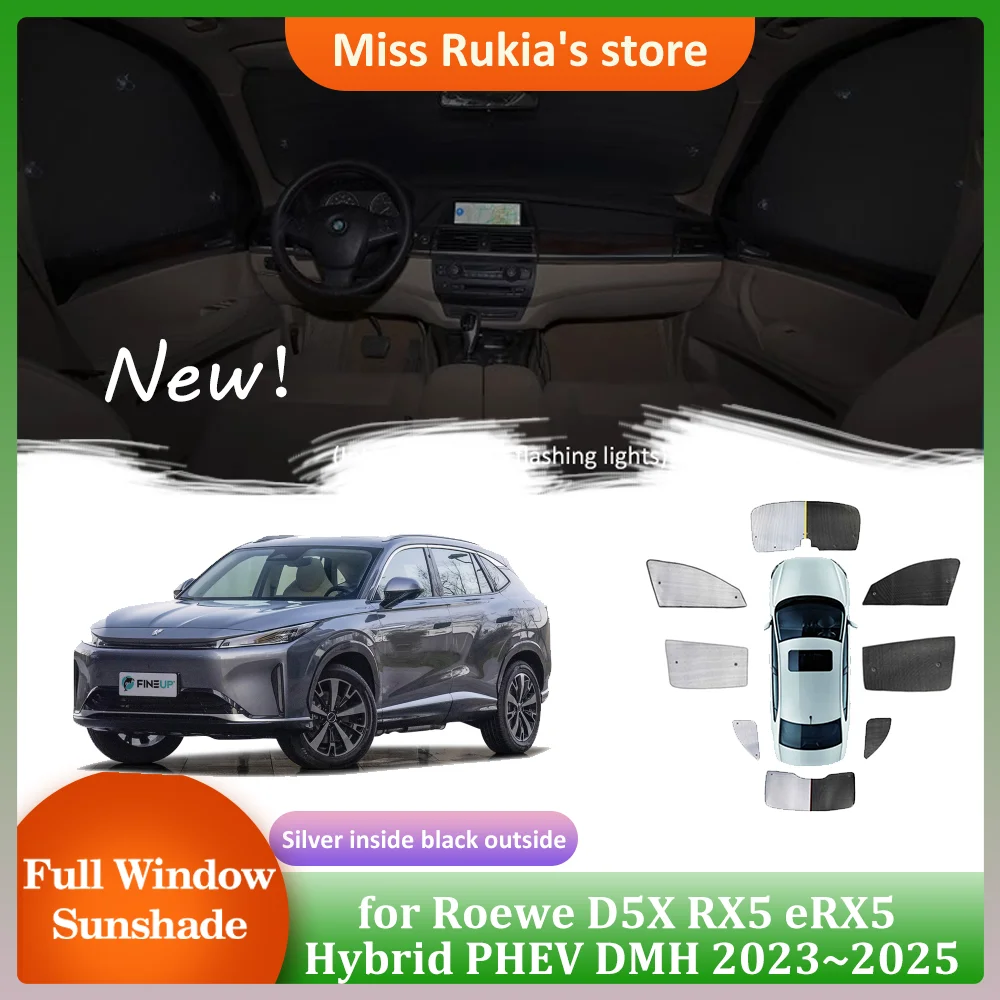 

Автомобильные солнцезащитные козырьки для Roewe D5X RX5 eRX5 Hybrid PHEV DMH 2023 ~ 2025 люк на крыше, солнцезащитный козырек, занавеска на лобовое стекло, аксессуары