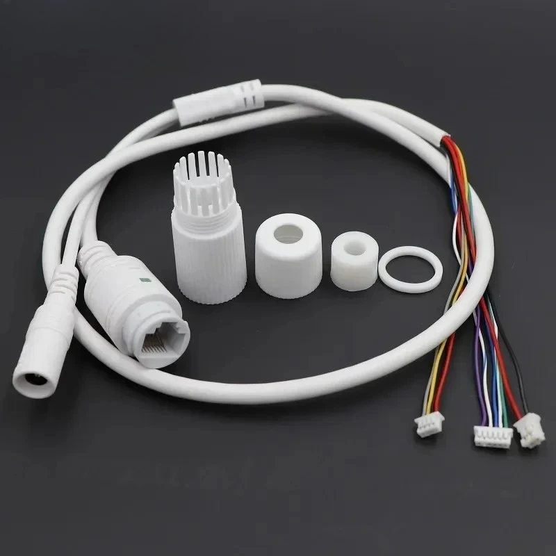 กล้อง IP สําหรับกล้องเครือข่าย IP สายเปลี่ยนสาย RJ45 สายกล้อง DC12V สําหรับกล้องวงจรปิด ip เปลี่ยนใช้เกียร์