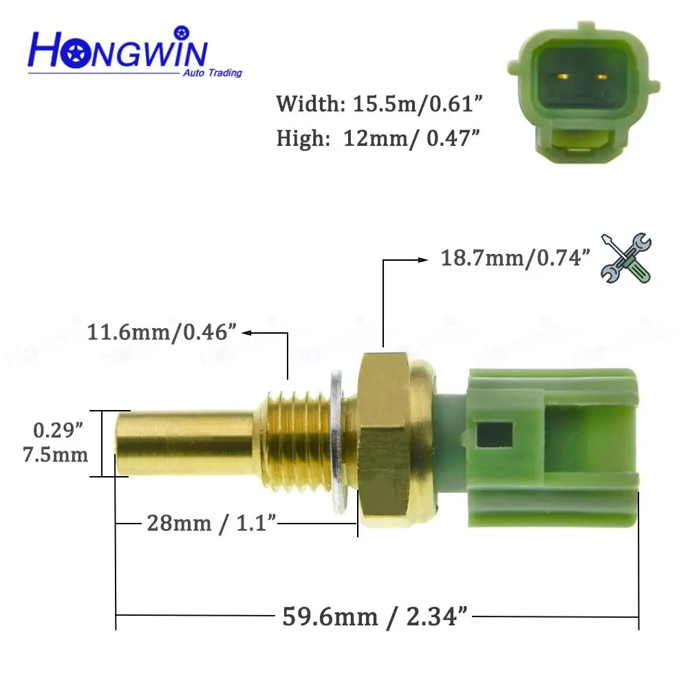 Genuine No.:89422 20010 Coolant Water Temperature Sensor Fits Toyota Camry Celica Corolla Cressida Lexus ES300 8942235010
