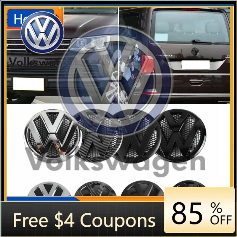 

VW New Volkswagen Multivan T5 2011-2015 3D ABS Front Rear Emblem Set Logo Badge Replacement Auto Parts Car Accessories