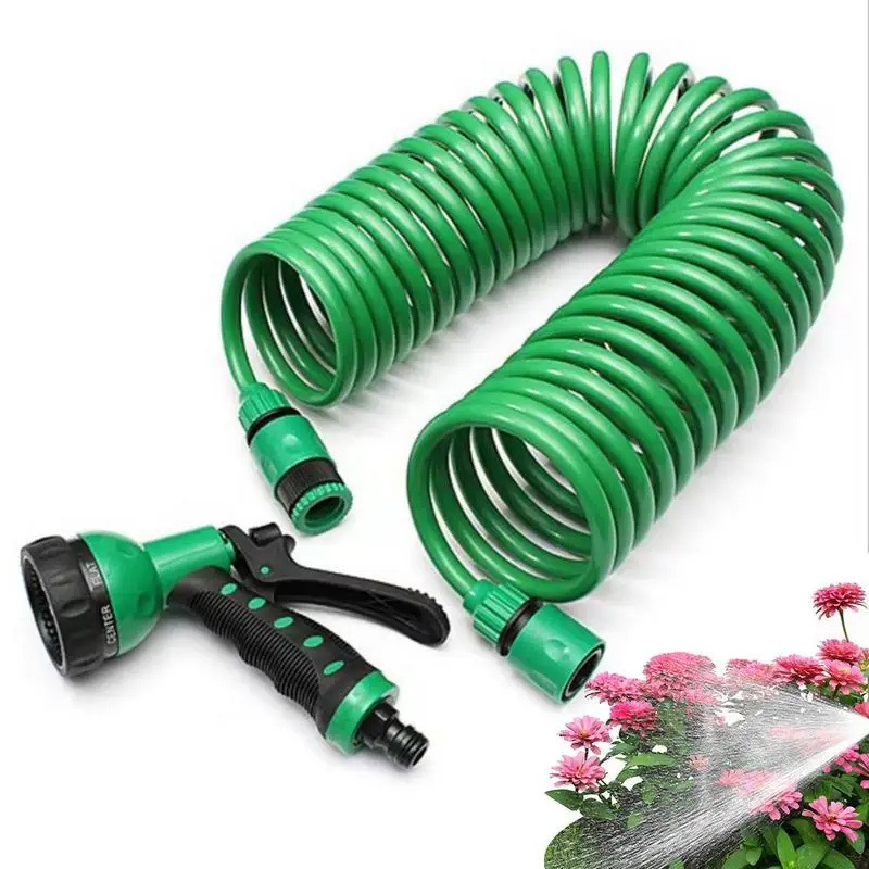 

Flexible Garden Hose High Pressure With Nozzle Sprayer And Connector Car Wash Hose Garden Water Hose