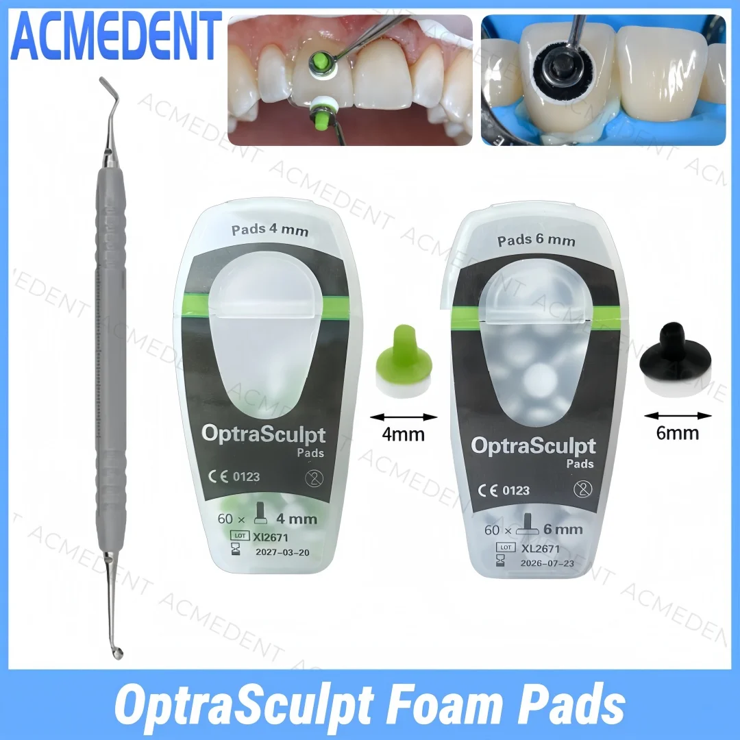 

Dental OptraSculpt Foam Pads Kit Veneer Composite Resin Filling Trimmer Spatula Handle Contouring Instrument Holder Quick Tools