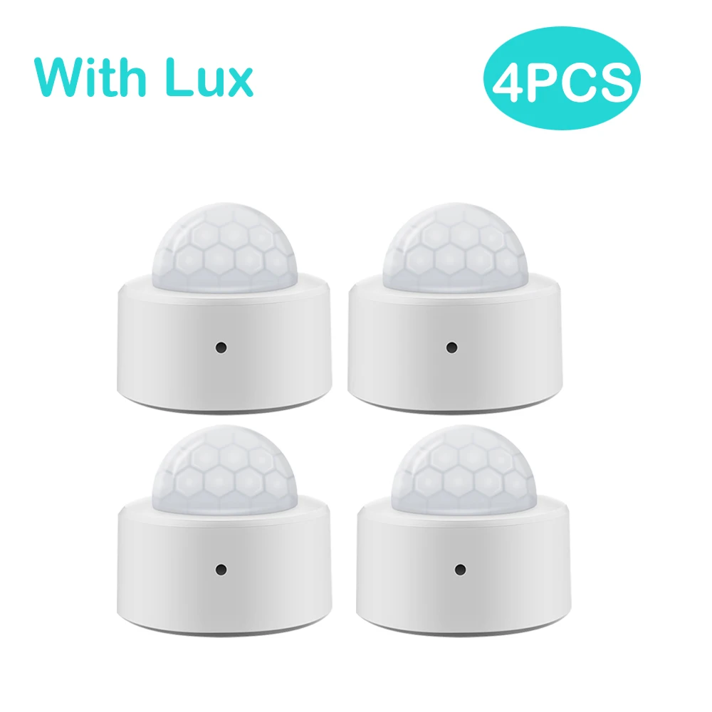 Haozee 2 in 1 Zigbee Mini PIR Bewegingsmelder + Helder Lux Licht Passief Infrarood Beveiliging Inbraakalarm Sensor - afbeelding 1