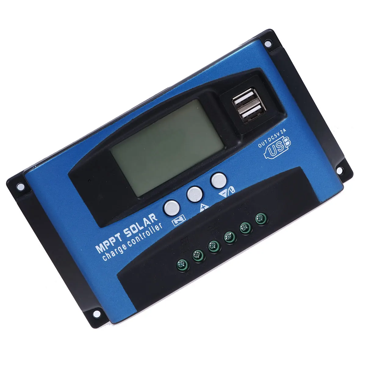 

30A Solar Controller Mppt 12V 24V Intelligent Regulator Real-Time Temperature Current Monitoring Auto Focus Tracking Protection