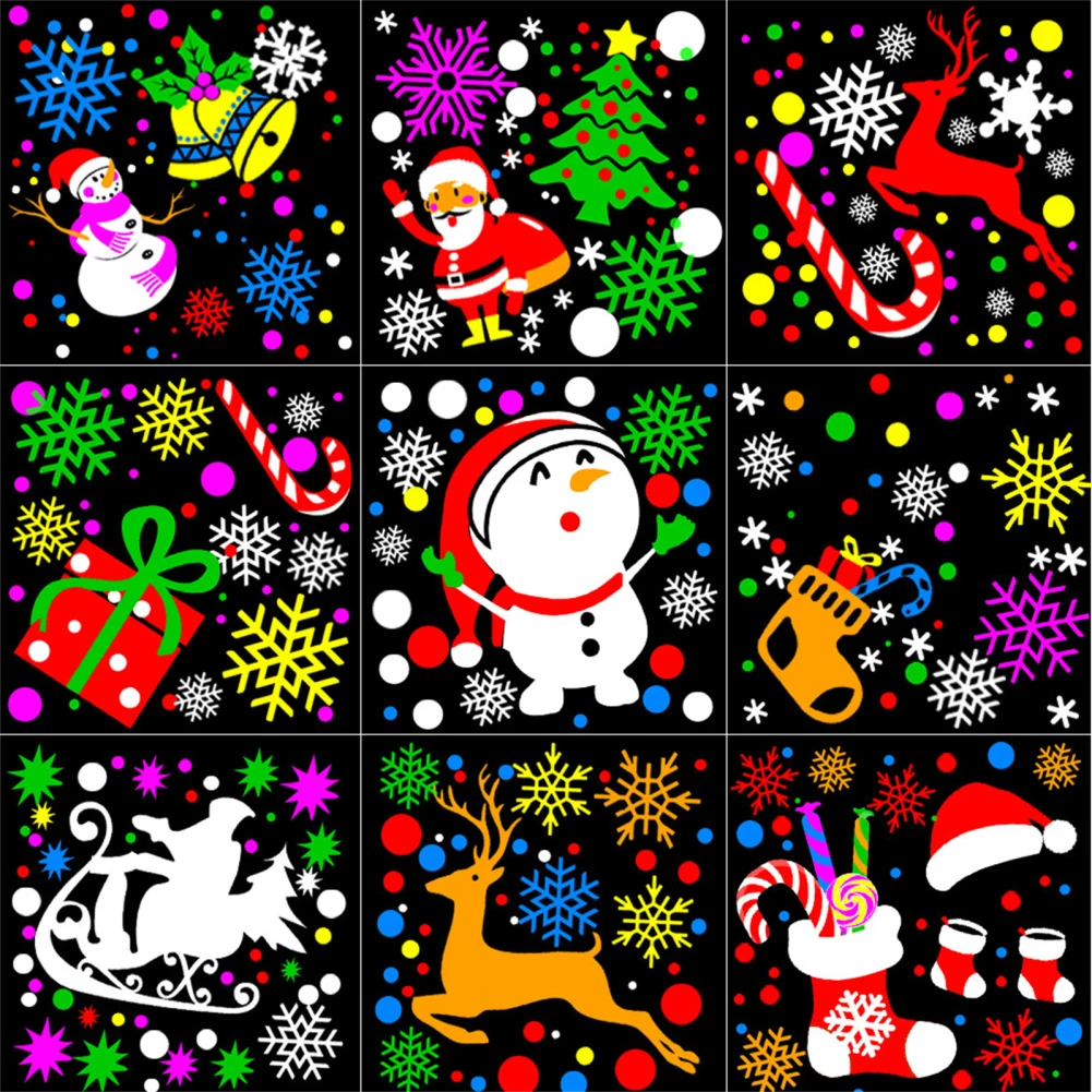 Luzes do projetor do Natal, 16 slides, lâmpada do filme da janela, decoração para o Natal, casamento, festa de aniversário