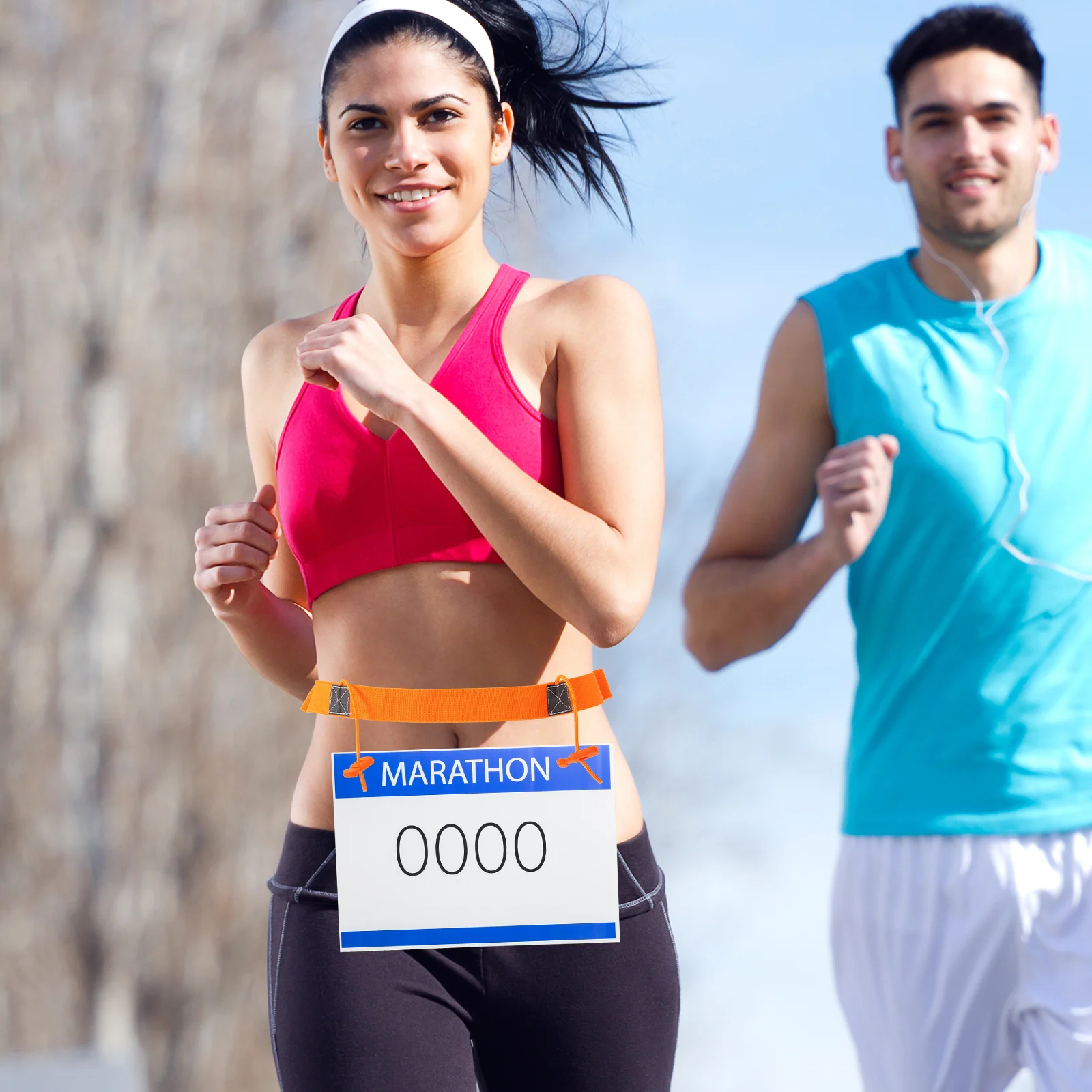 

Running Race Waistband Sports Belt Breathable Ergonomic Comfortable Safe Skin Friendly Competition Training