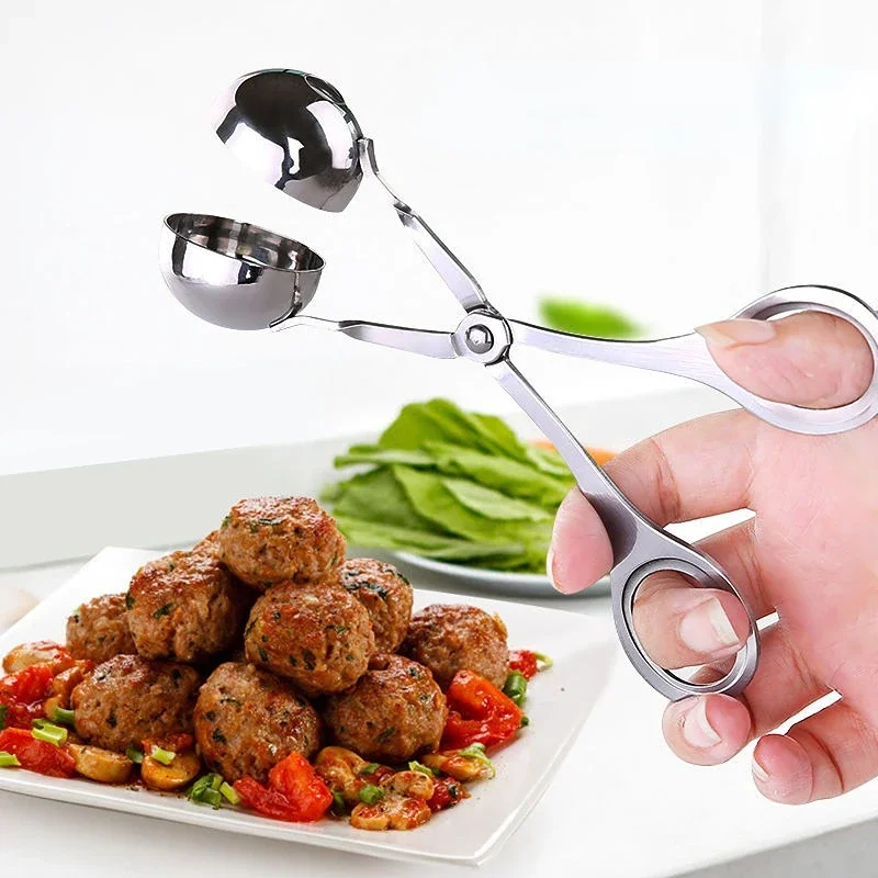 

Stainless Steel Meatball Maker Clip Fish Ball Rice Ball Making Mold Form Tool Kitchen Accessories Gadgets Cuisine Cocina