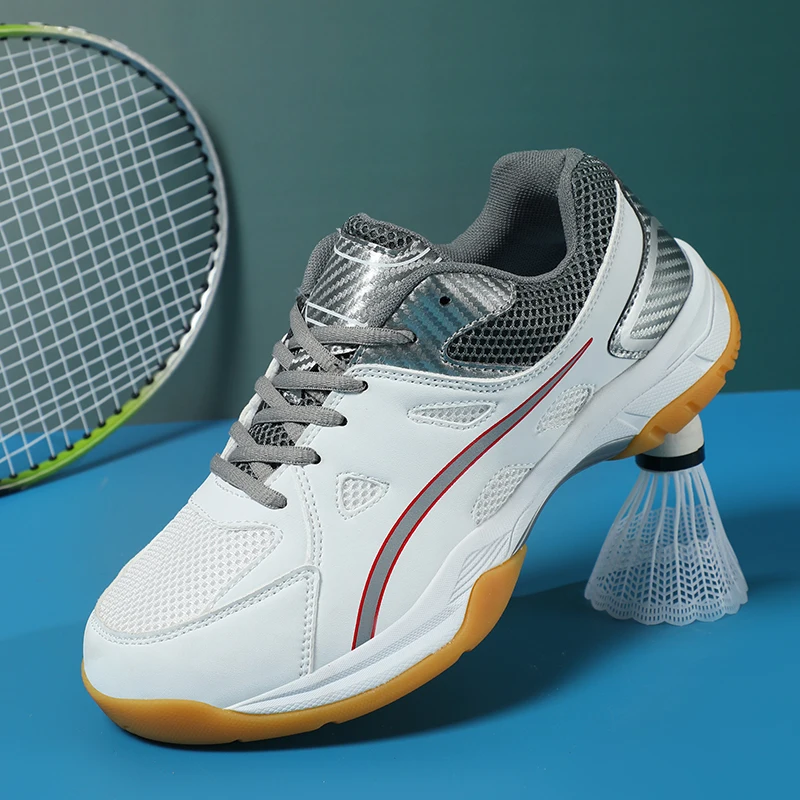 

High Quality Men Badminton Shoes Lightweight Tennis Shoes Volleyball Shoes Professional Athletic Training Sneakers Sport Shoes
