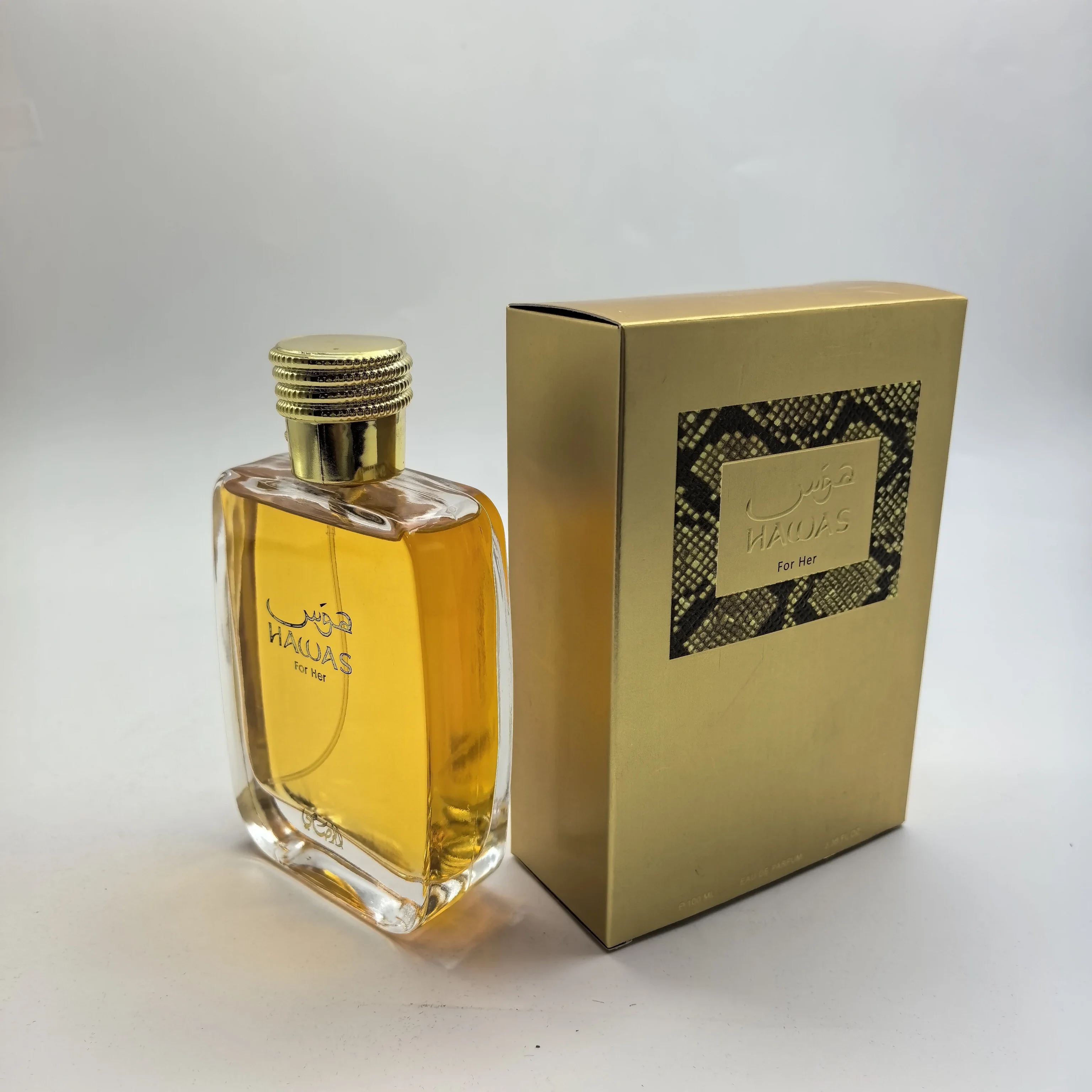 Rasasi Hawas for Her EDP 3,4 onças / 100ml – Perfume Frutado Floral Doce de Longa Duração, Presente de Luxo para o Natal