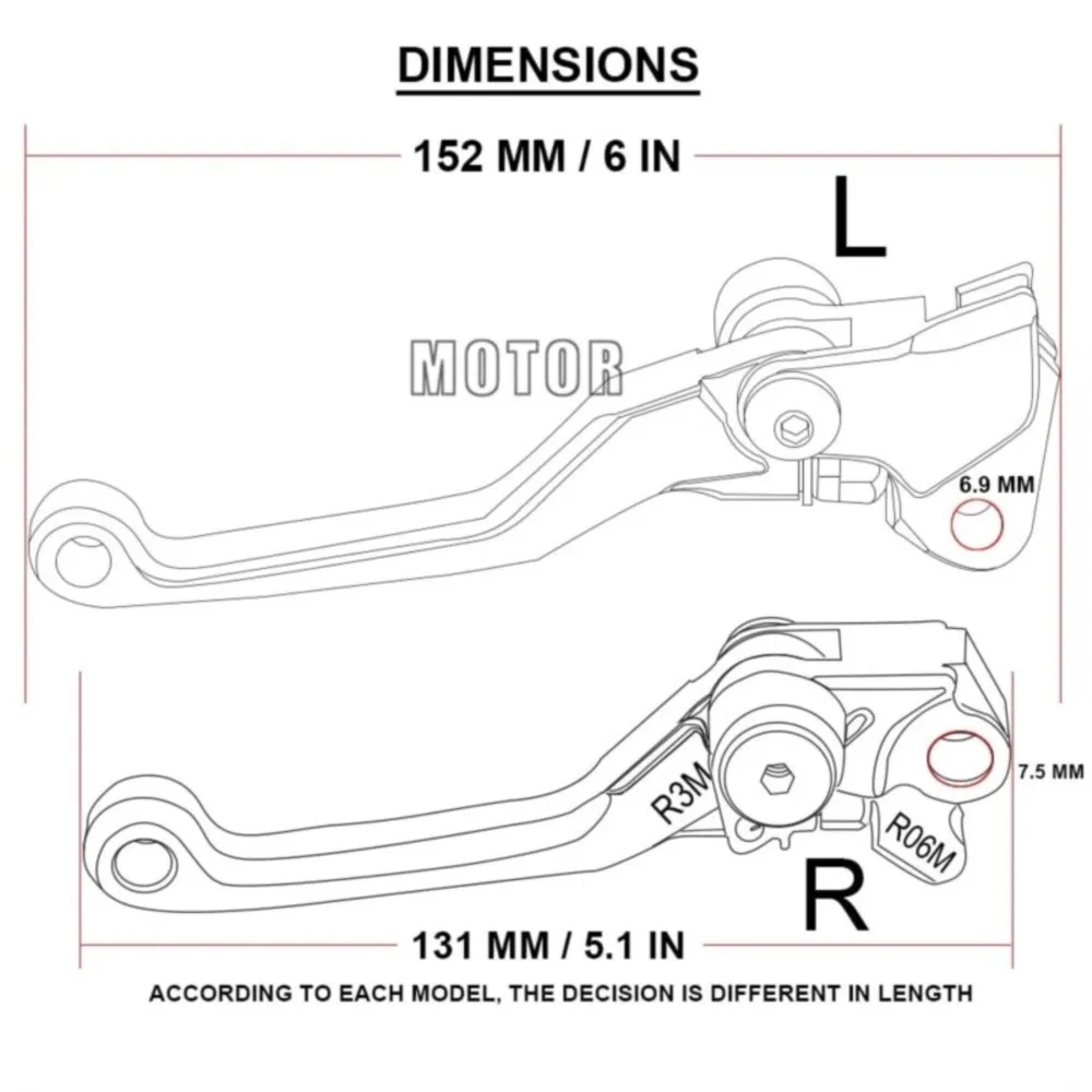 For Yamaha TDR125 TDR 125 1991-2002 1992 1993 1994 1995 1996 CNC Motorcycle Dirt Pit Bike Motocross Pivot Brake Clutch Levers