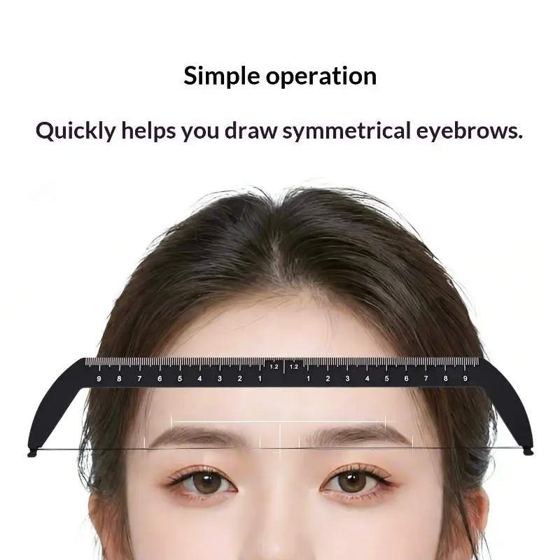 Lip Leveling Ruler 1Pcs Time Saving Permanent Makeup Lip Mapping Tool With Spirit Level for Busy Beauty Artists