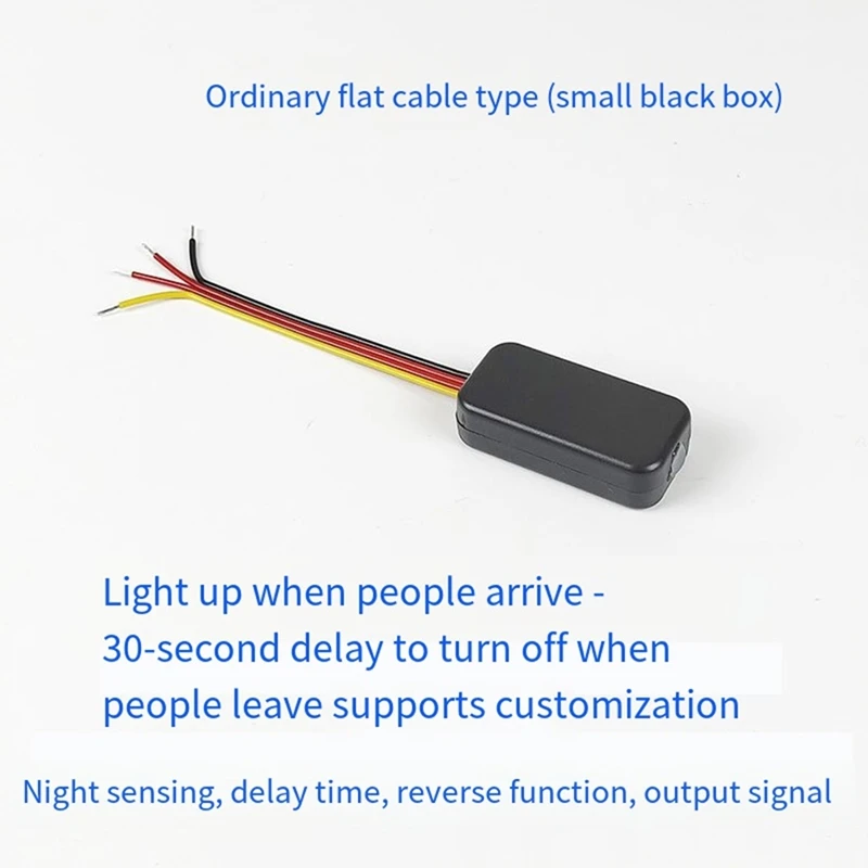 DC3-24V Mini Penetrable Microwave Radar Motion Sensor Switch Auto Light On/Off 30s Delay