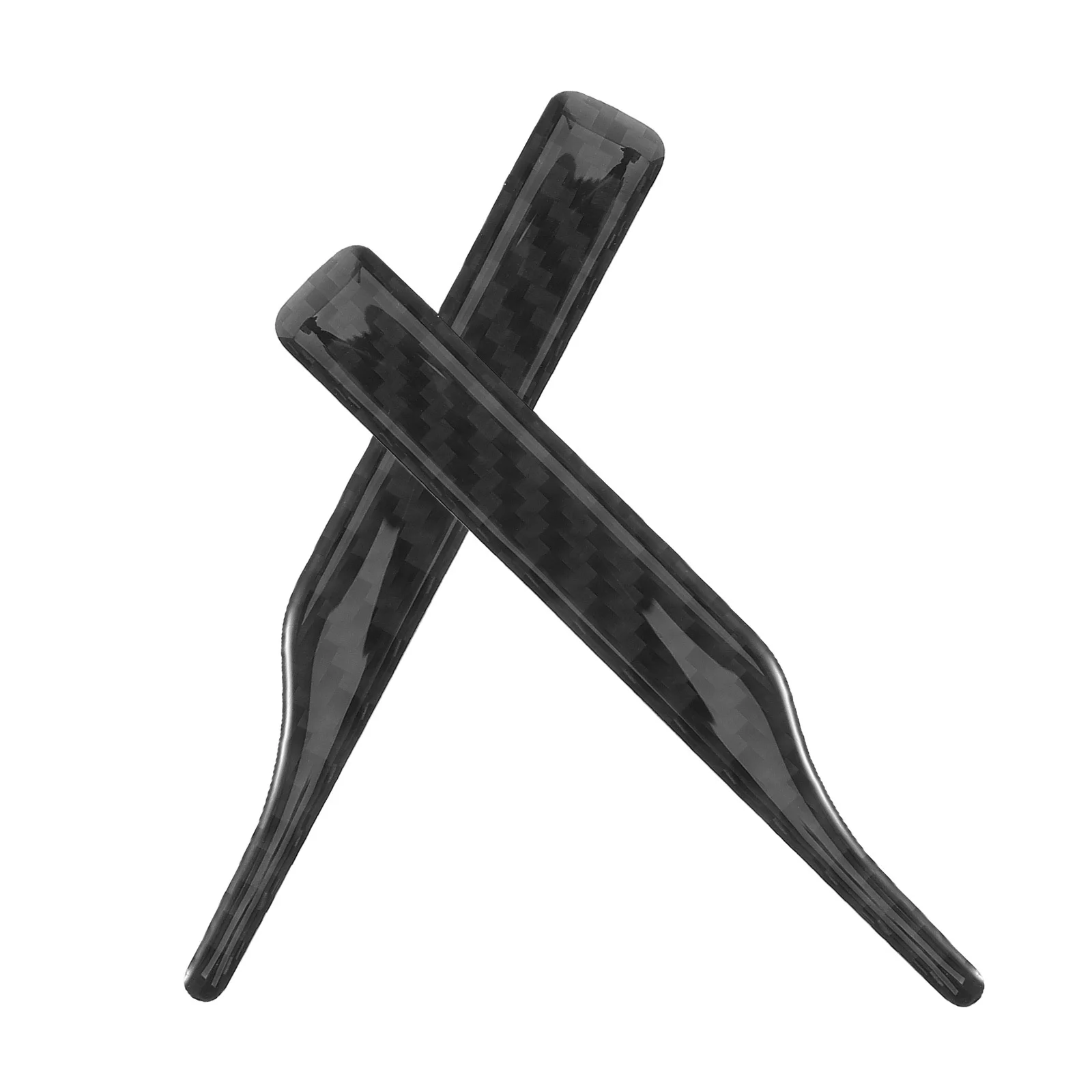 

2pcs Carbon Fiber Rearview Mirror Sticker Anti-Scratch Strip For Cars Suvs Trucks Scratch Resistant Durable Easy Install