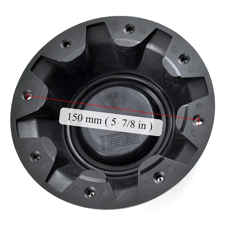 4PCS 175mm(6.89in)/150mm(5.91in) Car Wheel Center Hub Caps  for MAX X07 Black  ABS Plastic  Auto Accessories