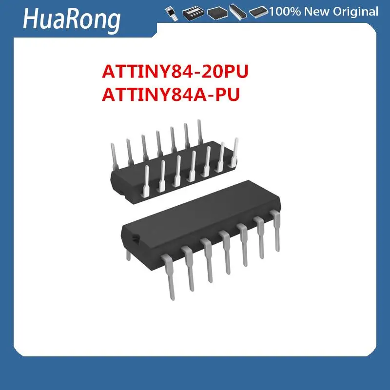 2PCS/LOT  ATTINY84-20PU  ATTINY84A-PU ATTINY84 DIP-14