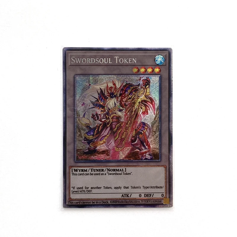 ORICA YUGIOH DIY karty progowe Swordsoul Token Supreme Sinister Sovereign Igawa Asagi Ultimate rzadki angielski nieoryginalny